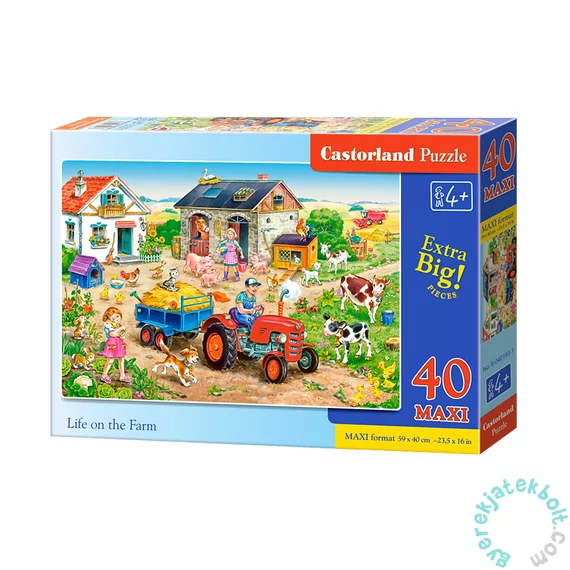 Castorland 40 db-os MAXI puzzle - Élet a farmon (B-040193)
