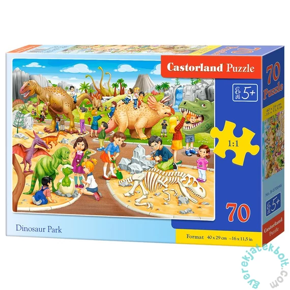 Castorland 70 db-os puzzle - Dínó park (B-070046)