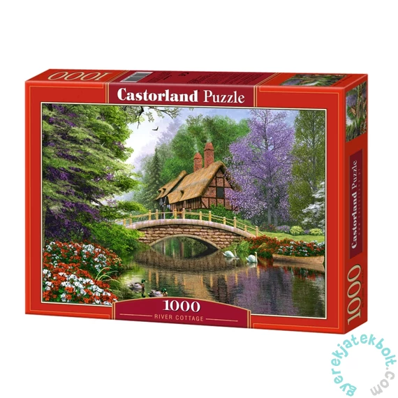 Castorland 1000 db-os puzzle - Folyóparti házikó (C-102365)