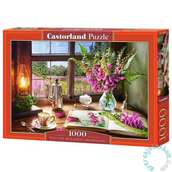 Castorland 1000 db-os puzzle - Csendélet lila virágokkal (C-104345)