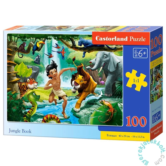 Castorland 100 db-os puzzle - A dzsungel könyve (B-111022)