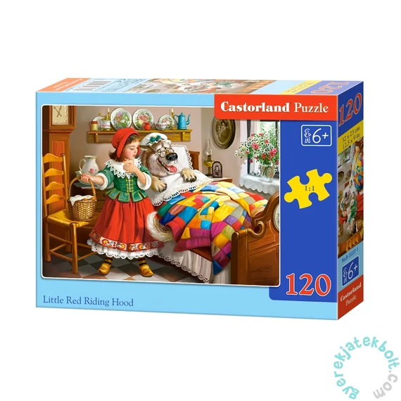 Castorland 120 db-os puzzle - Piroska és a farkas (B-13227)