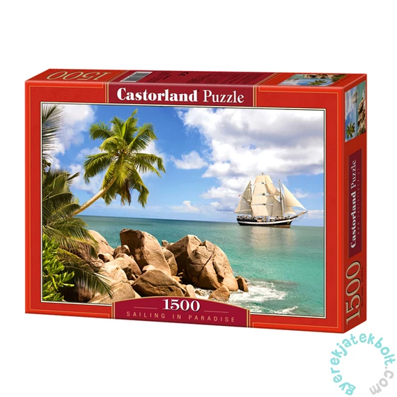 Castorland 1500 db-os puzzle - Vitorlás a paradicsomban (C-150526)
