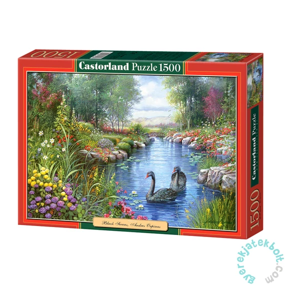 Castorland 1500 db-os puzzle - Fekete hattyúk - Andres Orpinas (C-151042)
