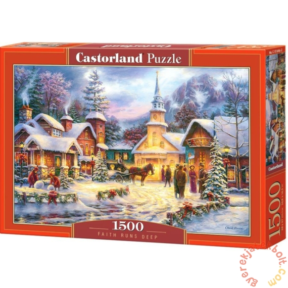 Castorland 1500 db-os puzzle - Meghitt karácsony (C-151646)