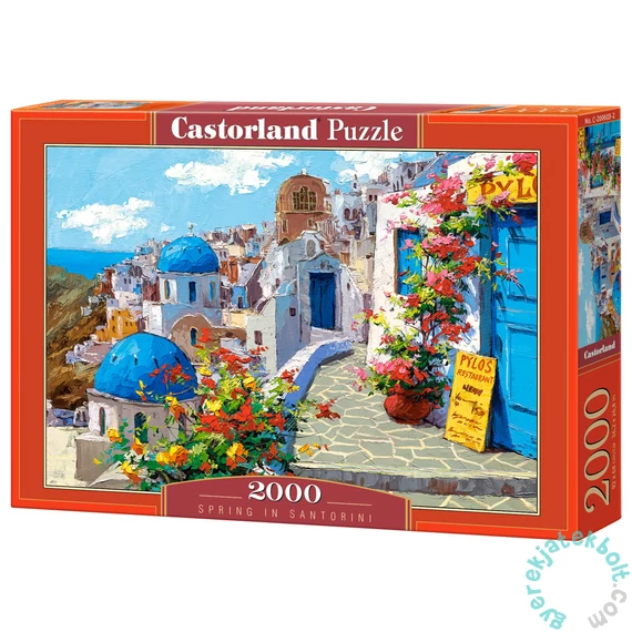 Castorland 2000 db-os puzzle - Tavasz Santoriniben (C-200603)