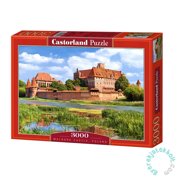 Castorland 3000 db-os puzzle - Malbork Kastély, Lengyelország (C-300211)