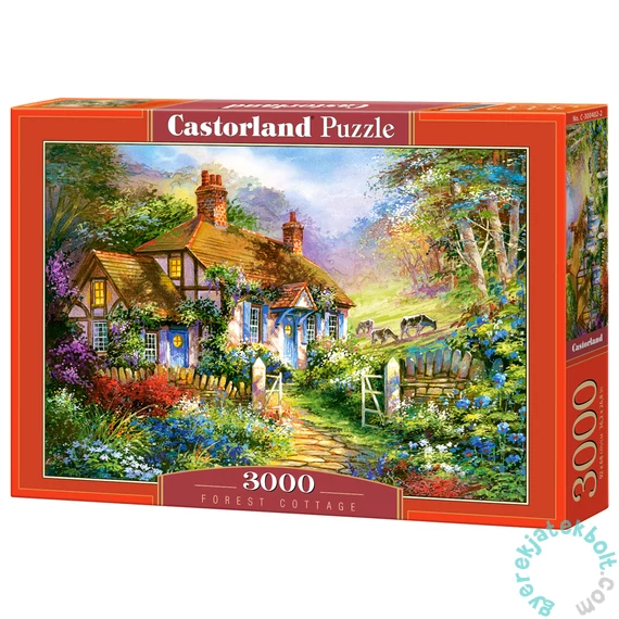 Castorland 3000 db-os puzzle - Erdei házikó (C-300402)