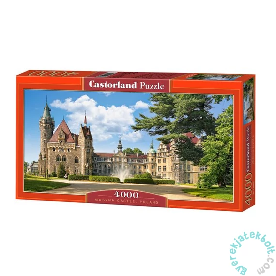 Castorland 4000 db-os puzzle - Moszna Kastély, Lengyelország (C-400027)