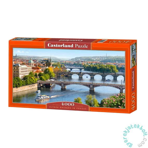 Castorland 4000 db-os puzzle - Vltava híd, Prága (C-400096)