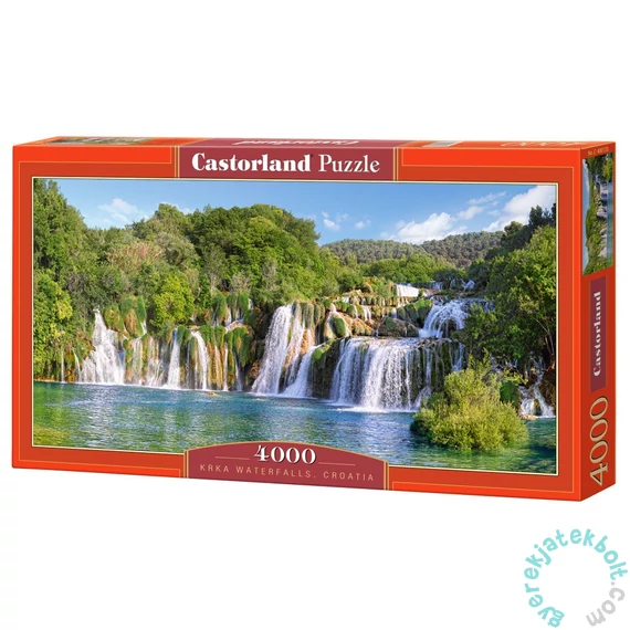 Castorland 4000 db-os puzzle - Krka vízesés, Horvátország (C-400133)