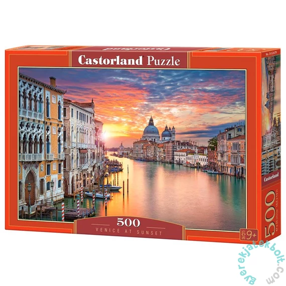 Castorland 500 db-os puzzle - Naplemente Velencében (B-52479)