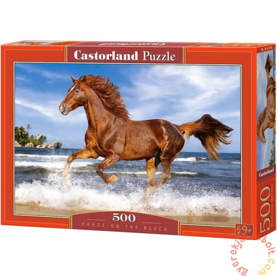 Castorland 500 db-os puzzle - Ló a tengerparton (B-52578)