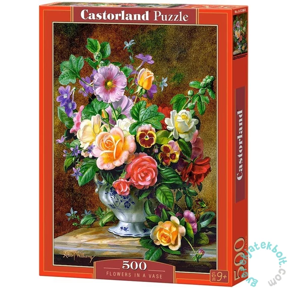 Castorland 500 db-os puzzle - Virágok vázában (B-52868)