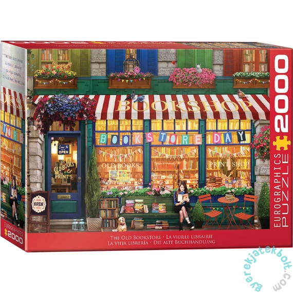 EuroGraphics 2000 db-os puzzle - The Old Bookstore (8220-5882)