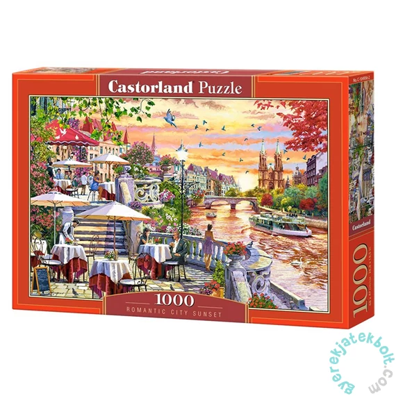 Castorland 1000 db-os puzzle - Romantic City Sunset (C-104956)
