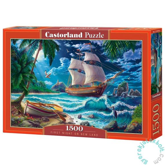 Castorland 1500 db-os puzzle - First Night on New Land (C-152070)