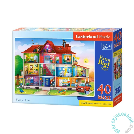 Castorland 40 db-os Maxi puzzle - Otthoni életképek (B-040346)