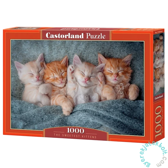 Castorland 1000 db-os puzzle - A legédesebb cicák (C-105144)