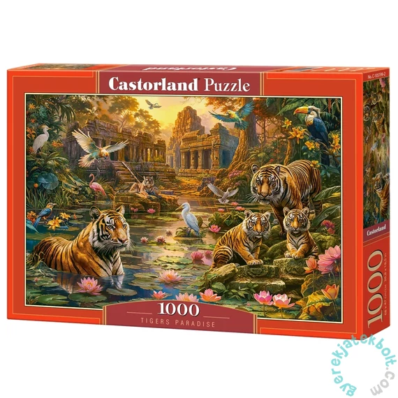 Castorland 1000 db-os puzzle - Tigrisek paradicsoma (C-105199)