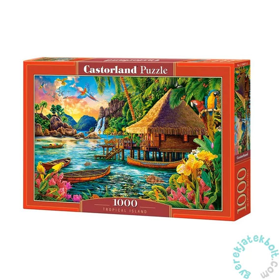Castorland 1000 db-os puzzle - Trópusi sziget (C-104871)