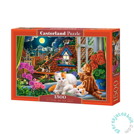 Castorland 1500 db-os puzzle - Cicák a tetőn (C-152056)