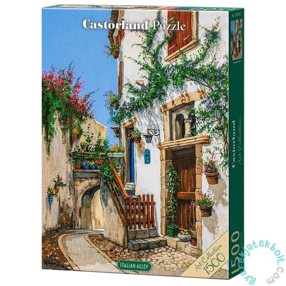 Castorland 1500 db-os Art Collection puzzle - Eldugott sikátor Olaszországban (C-152155)