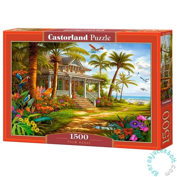 Castorland 1500 db-os puzzle - Pálmák a parton (C-152223)