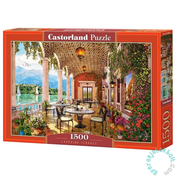 Castorland 1500 db-os puzzle - Tóparti kerthelység (C-152186)