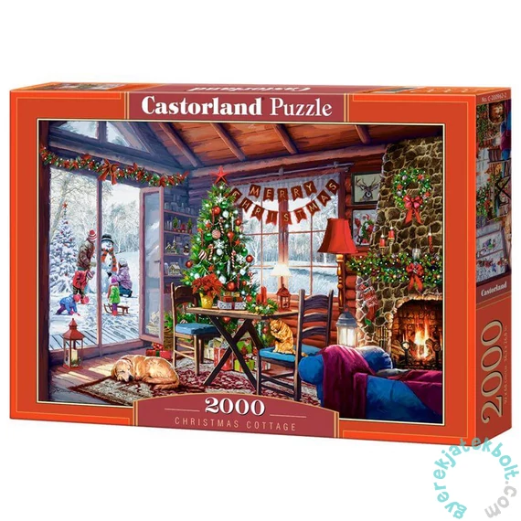 Castorland 2000 db-os puzzle - Karácsonyi házikó (C-200962)