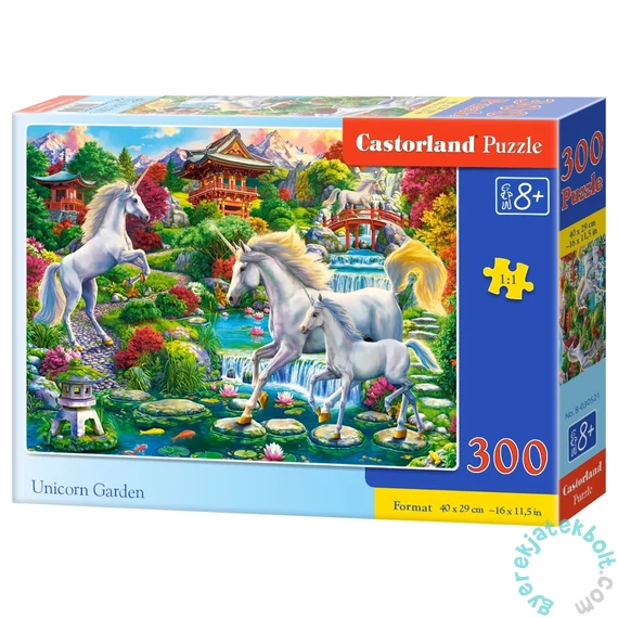 Castorland 300 db-os puzzle - Unicorn Garden (B-030521)