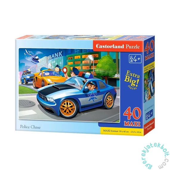 Castorland 40 db-os MAXI puzzle - Rendőrök akcióban (B-040360)
