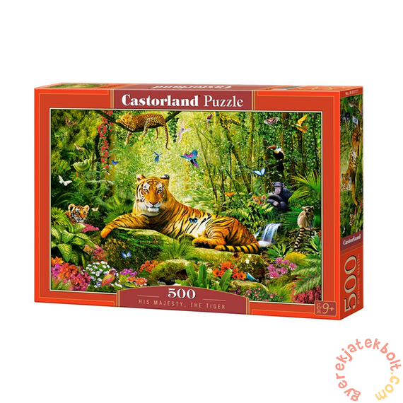 Castorland 500 db-os puzzle - Őfelsége a tigris (B-53711)