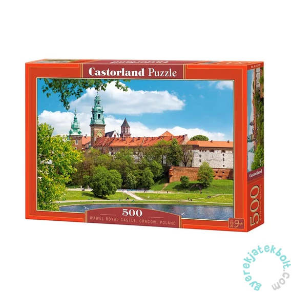 Castorland 500 db-os puzzle - Wawel királyi palota, Lengyelország (B-53797)