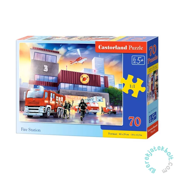 Castorland 70 db-os puzzle - Tűzoltóállomás (B-070121)
