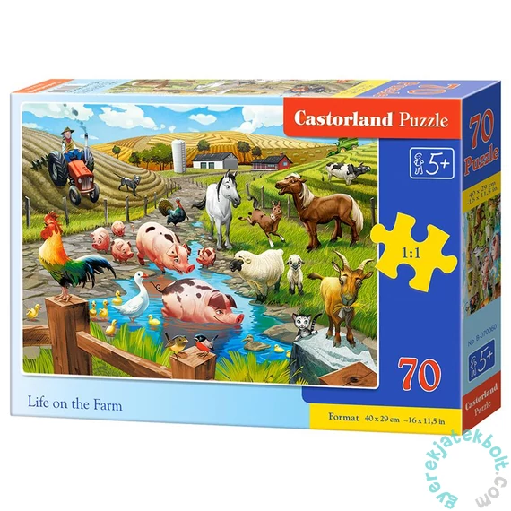 Castorland 70 db-os puzzle - Élet a farmon (B-070060)