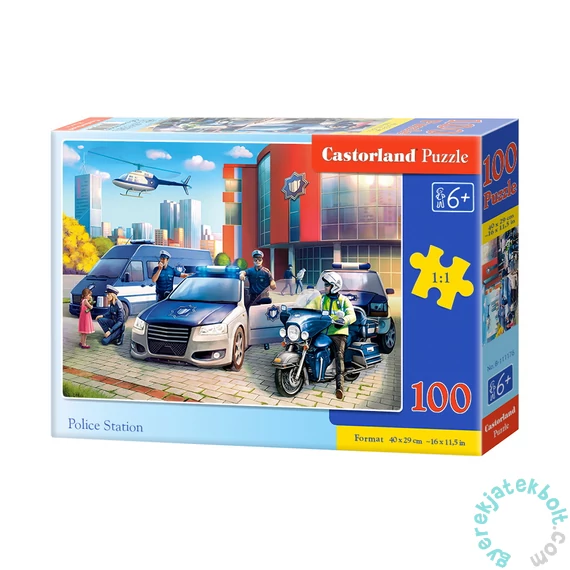 Castorland 100 db-os puzzle - Rendőrség (B-111176)