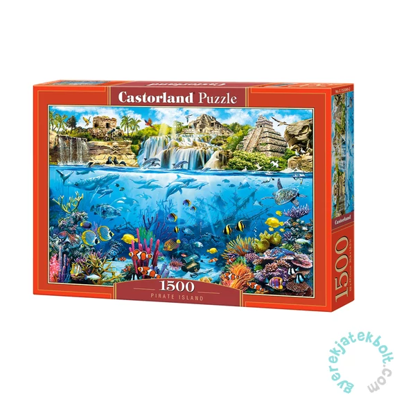 Castorland 1500 db-os puzzle - Kalózsziget (C-152049)