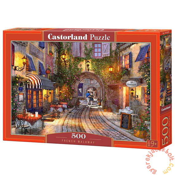 Castorland 500 db-os puzzle - Francia sétálóutca (B-53261)