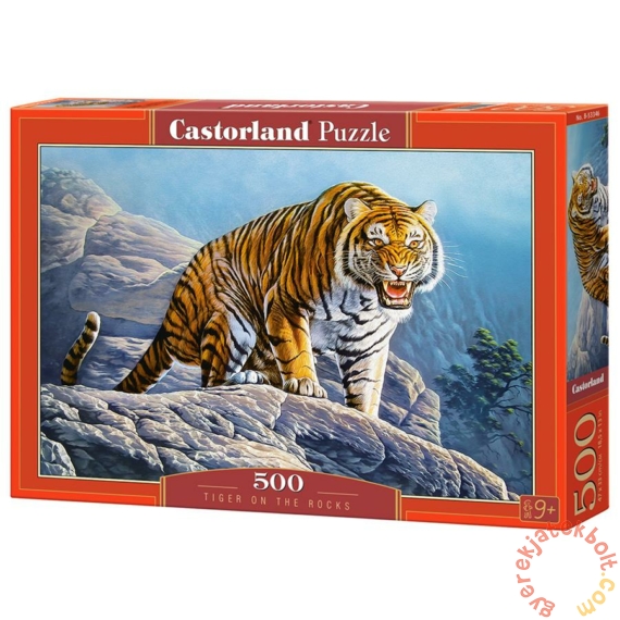 Castorland 500 db-os puzzle - Tigris a sziklán (B-53346)