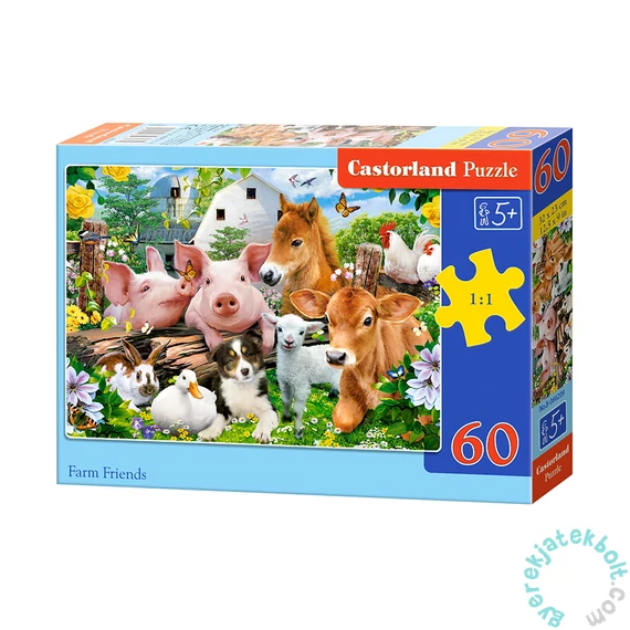 Castorland 60 db-os puzzle - Barátok a farmon (B-066209)