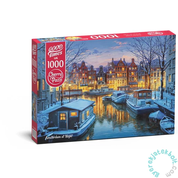 CherryPazzi 1000 db-os puzzle - Amsterdam at Night (30264)