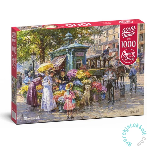 CherryPazzi 1000 db-os puzzle - Blumenmarkt (30226)