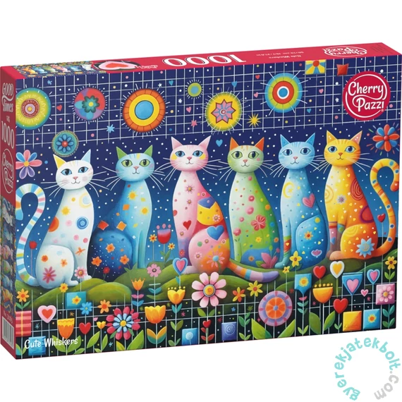 CherryPazzi 1000 db-os puzzle - Cute Whiskers (31285)