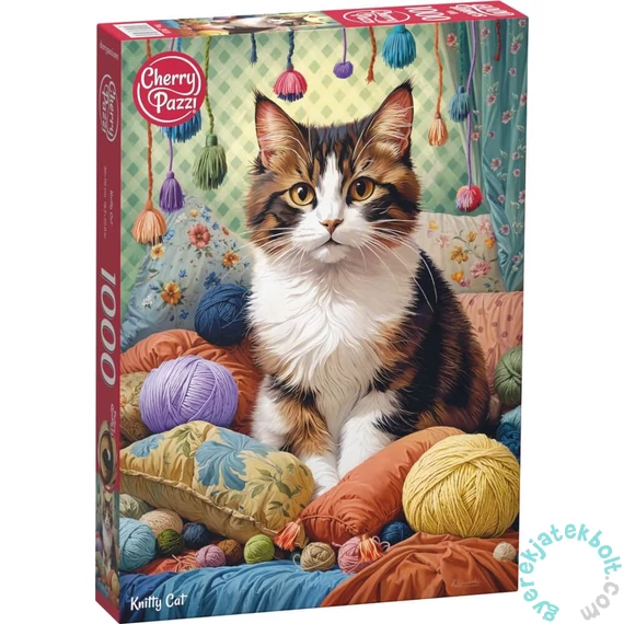 CherryPazzi 1000 db-os puzzle - Knitty Cat (31131)