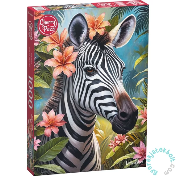 CherryPazzi 1000 db-os puzzle - Lady Zebra (31216)