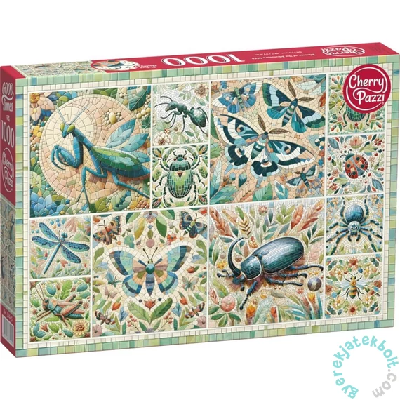 CherryPazzi 1000 db-os puzzle - Mosaic of the Miniature Wild (31445)