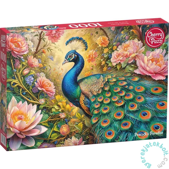 CherryPazzi 1000 db-os puzzle - Peacock's Paradise (30929)