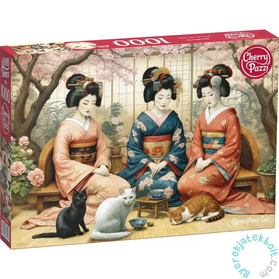 CherryPazzi 1000 db-os puzzle - Springtime Tea (31407)