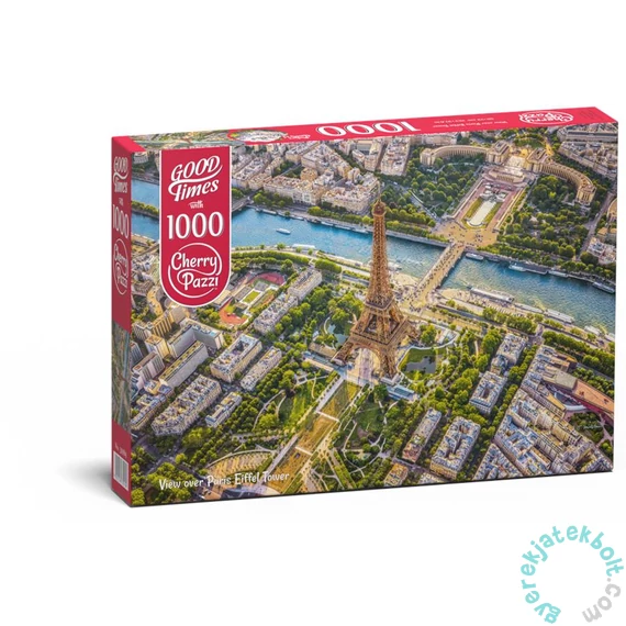 CherryPazzi 1000 db-os puzzle - View over Paris Eiffel Tower (30189)